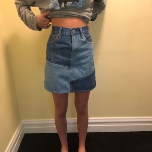 Denim Levi’s skirt